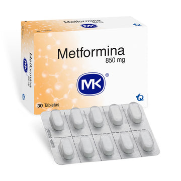 Metformina 850 mg 30 Tabletas Tecnoquímicas - Antidiabético oral