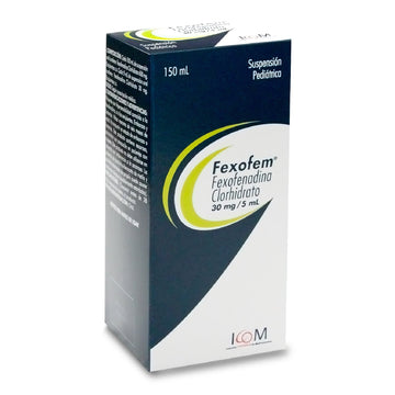 Fexofem fexofenadina 30mg/5mL suspensión pediátrica 150mL — Icom