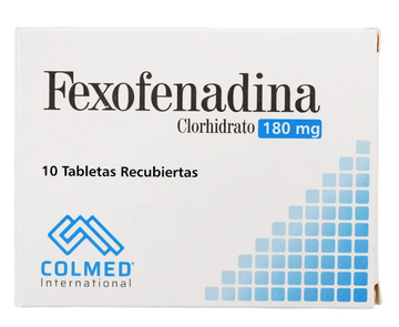 Fexofenadina 180mg 10 tabletas — Procaps