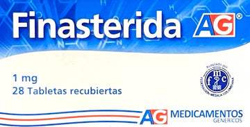 Finasterida 1 mg Lafrancol caja con 28 tabletas — alopecia androgenética