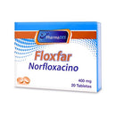 Floxfar 400mg norfloxacino 20 tabletas recubiertas — Farmacoop
