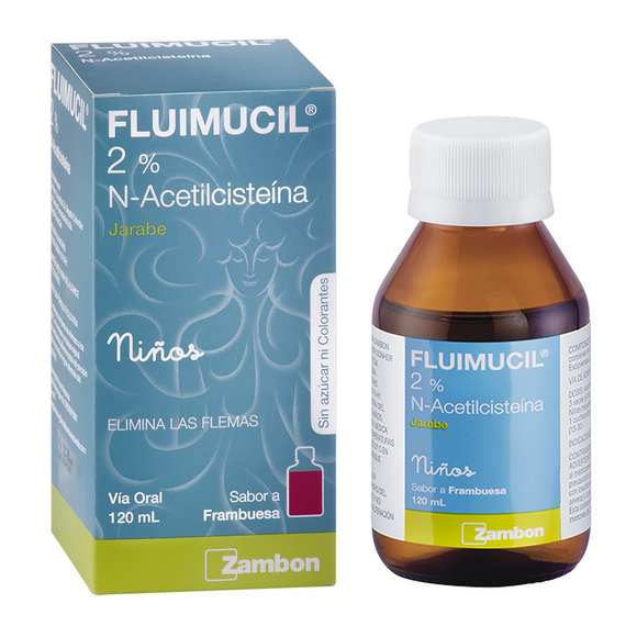 Fluimucil Niños Jarabe 2% 120 ml — Zambon