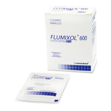 Flumixol N-acetilcisteína 600mg 30 sobres granulado — Novamed