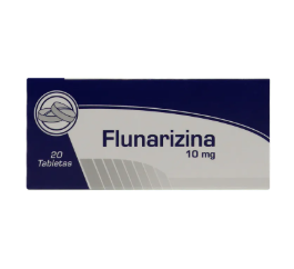 Flunarizina 10 mg 20 Tabletas Coaspharma
