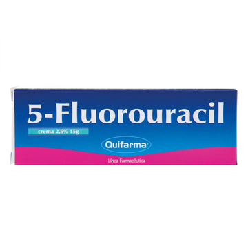 Fluorouracilo 2.5% Crema tópica tubo 15 g Quifarma - tratamiento queratosis actínica