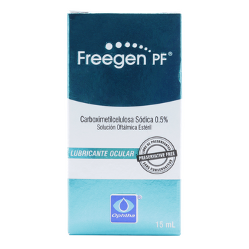 Freegen PF carboximetilcelulosa lubricante ocular 15 ml — Especialidades Oftalmológicas