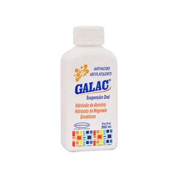 Galac suspensión oral antiácido 360 ml — Medigen