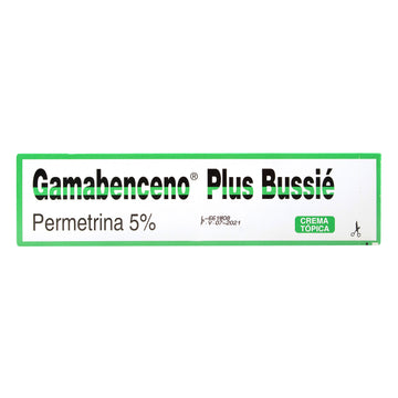 Gamabenceno Plus permetrina 5% crema 60 g — Bussié