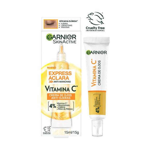 Garnier SkinActive Crema de Ojos Vitamina C antiojeras 15 ml — L'Oréal