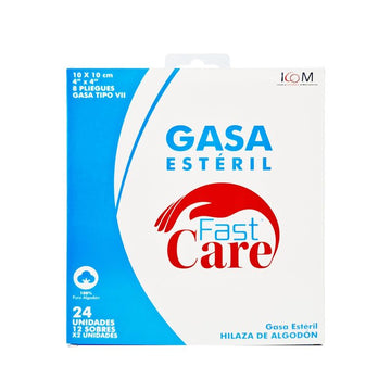 Gasa Estéril Icom Fast Care 4x4 yd