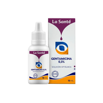 Gentamicina 0.3% Solución Oftálmica 10 ml La Santé