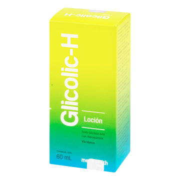 Glicolic H Loción 60 ml Megalabs - tratamiento manchas piel ácido glicólico hidroquinona