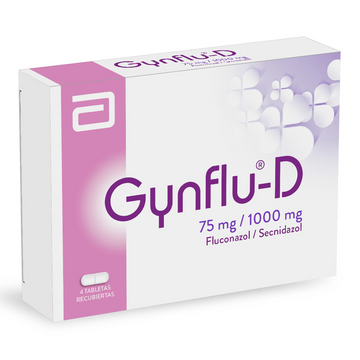 Gynflu D fluconazol + secnidazol 75/1000mg 4 tabletas — Lafrancol
