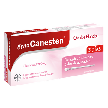 Gynocanesten 200mg clotrimazol 3 óvulos blandos — Bayer