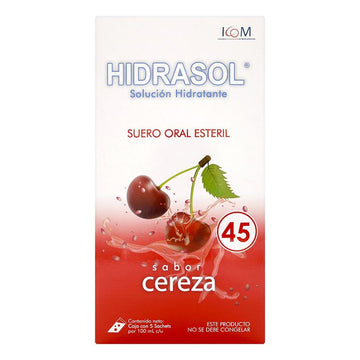 Hidrasol 45 Cereza Bolsa 100 ml 5 Unidades — Icom