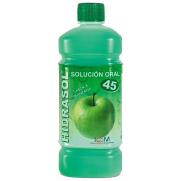 Hidrasol 45 sales de rehidratacion oral manzana 500 ml — Icom