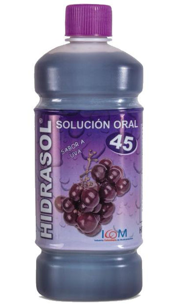 Hidrasol 45 Uva 500 ml Suero Oral — Icom