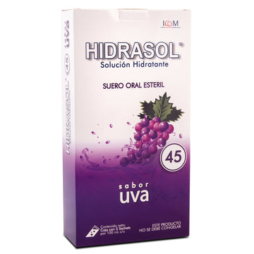 Hidrasol 45 Uva Bolsa 100 ml 5 Unidades — Icom