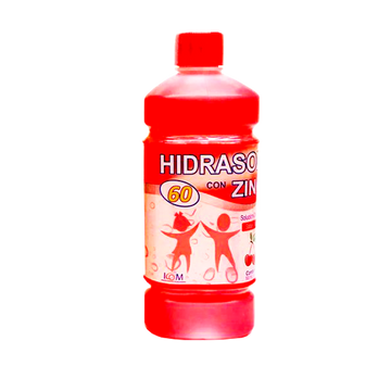 Hidrasol 60 Zinc Cereza 500 ml Suero Oral — Icom