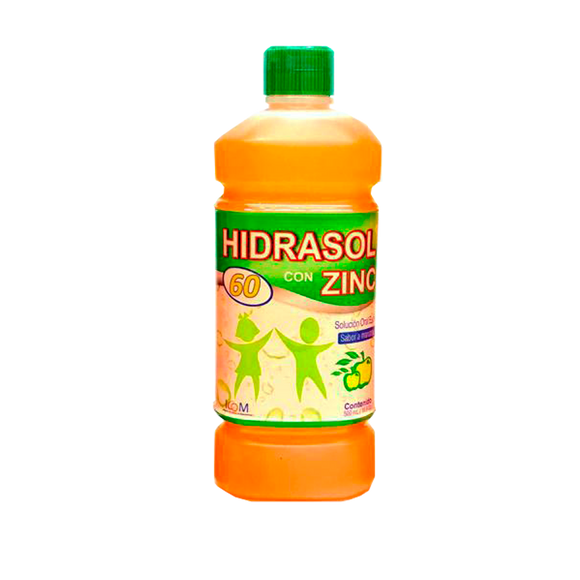 Hidrasol 60 Zinc Manzana 500 ml Suero Oral — Icom