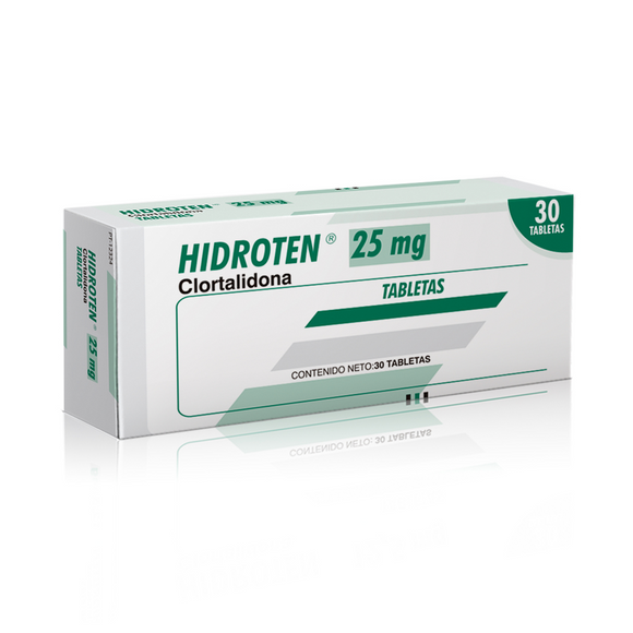 Hidroten 25mg clortalidona 30 tabletas — Farma de Colombia