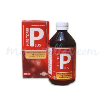 Hies-toffer Plus hierro aminoquelado y ácido fólico solución oral 360 ml — GC Farma