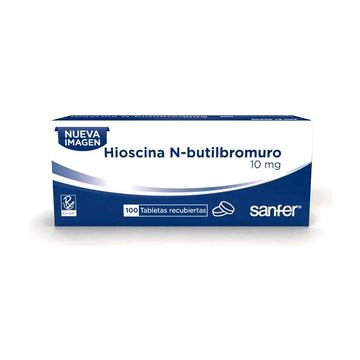 Hioscina N-Butilbromuro 10 mg 100 Tabletas — Bussié