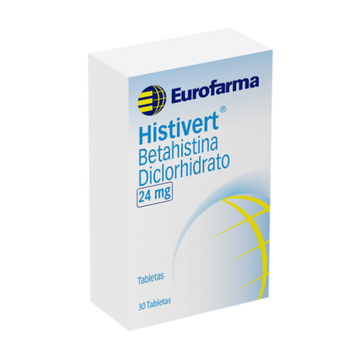 Histivert 24mg betahistina 30 tabletas — Eurofarma