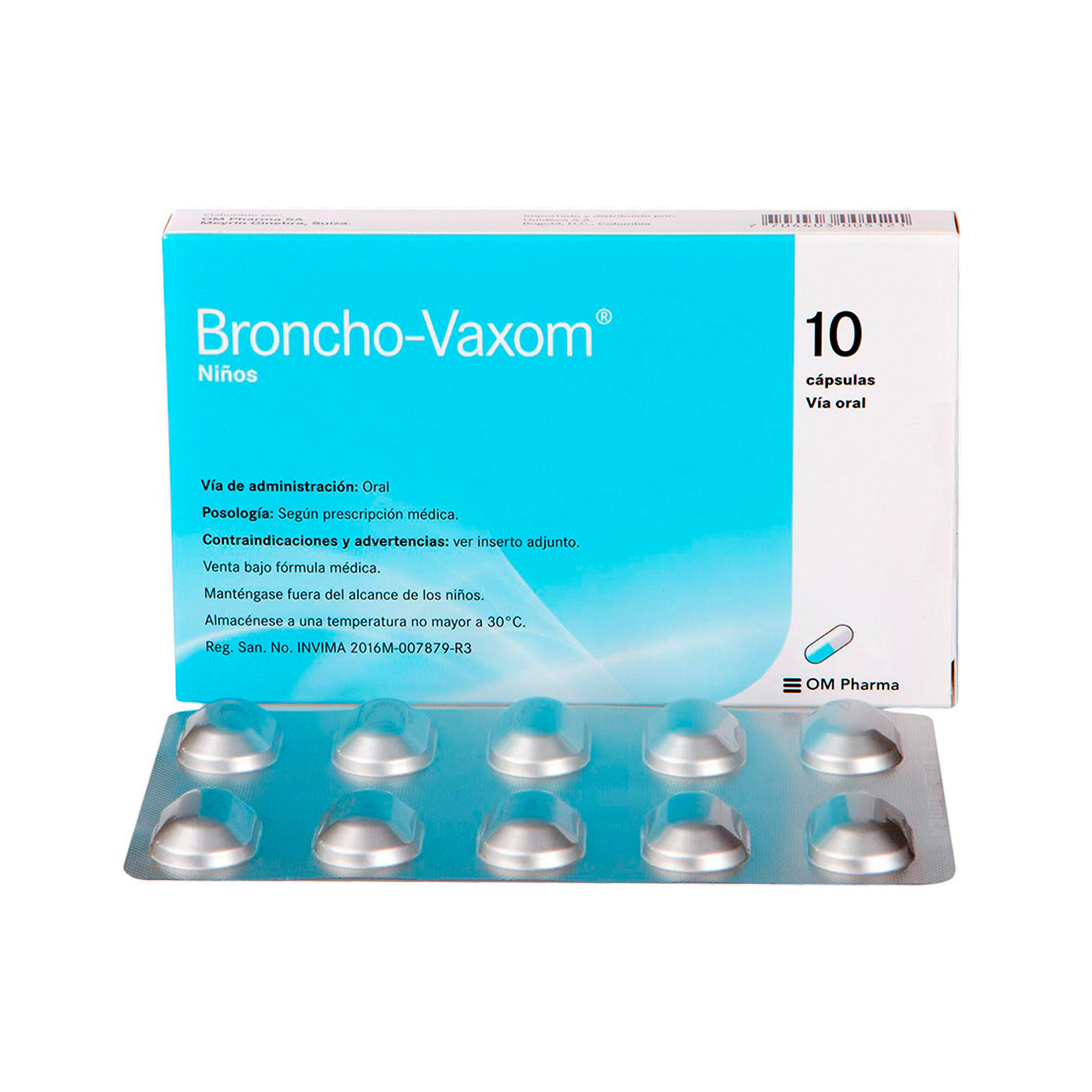 BRONCHO-VAXOM NINOS 10 CAPSULAS (M)
