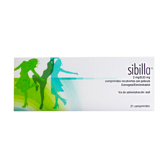 SIBILLA 2 MG 21 TABLETAS - Uno A Droguerias