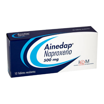 Ainedap naproxeno sódico 500mg 10 tabletas — Icom