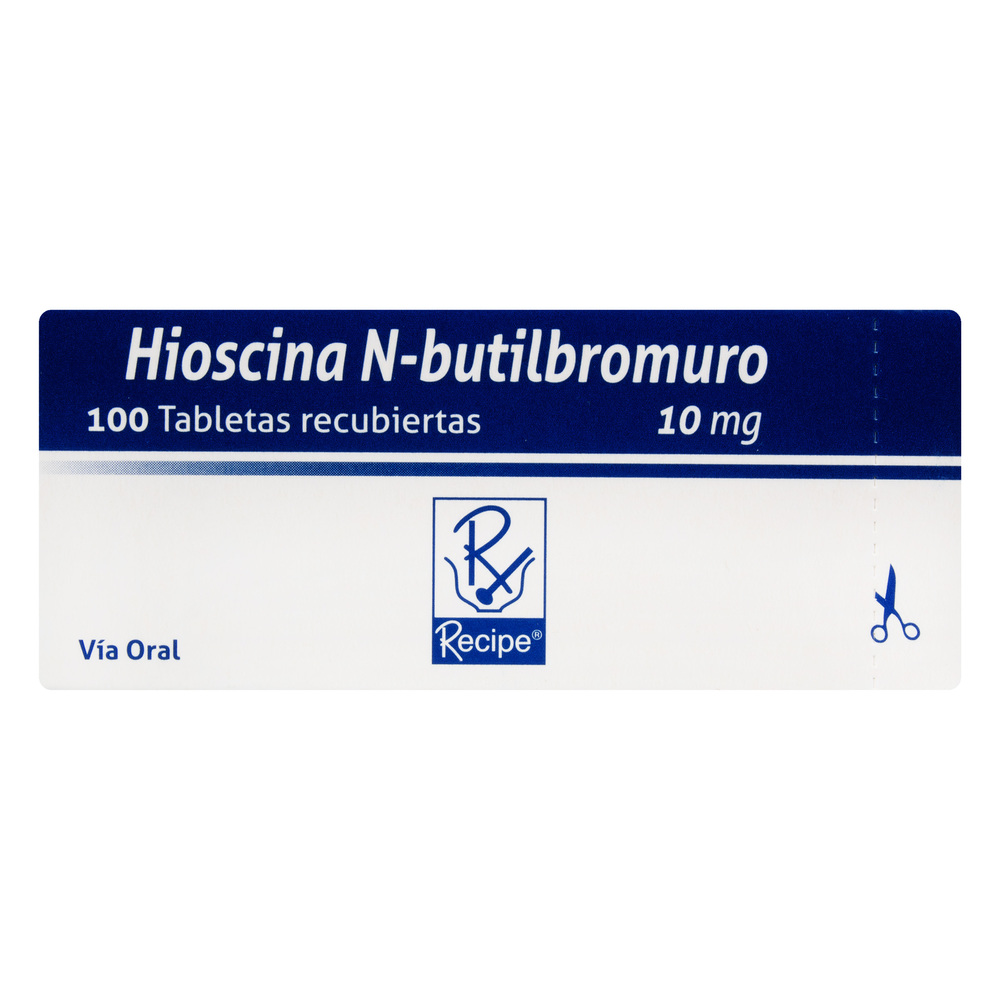 (F) HIOSCINA N_BUTIL_BROMURO 10MG 100 TABLETAS RC