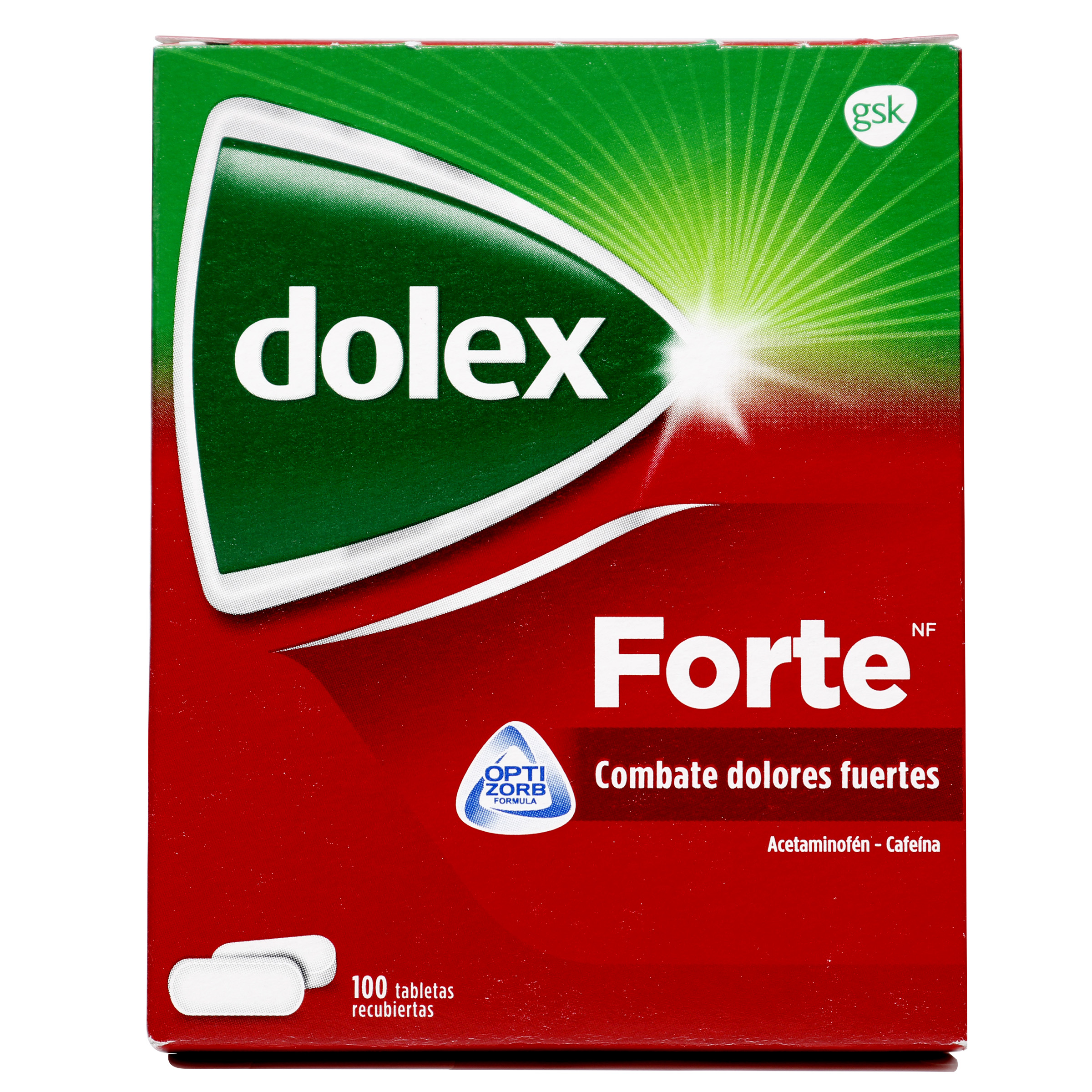 (F) DOLEX FORTE 100 TABLETAS - (EXH4) - 2 UNIDADES