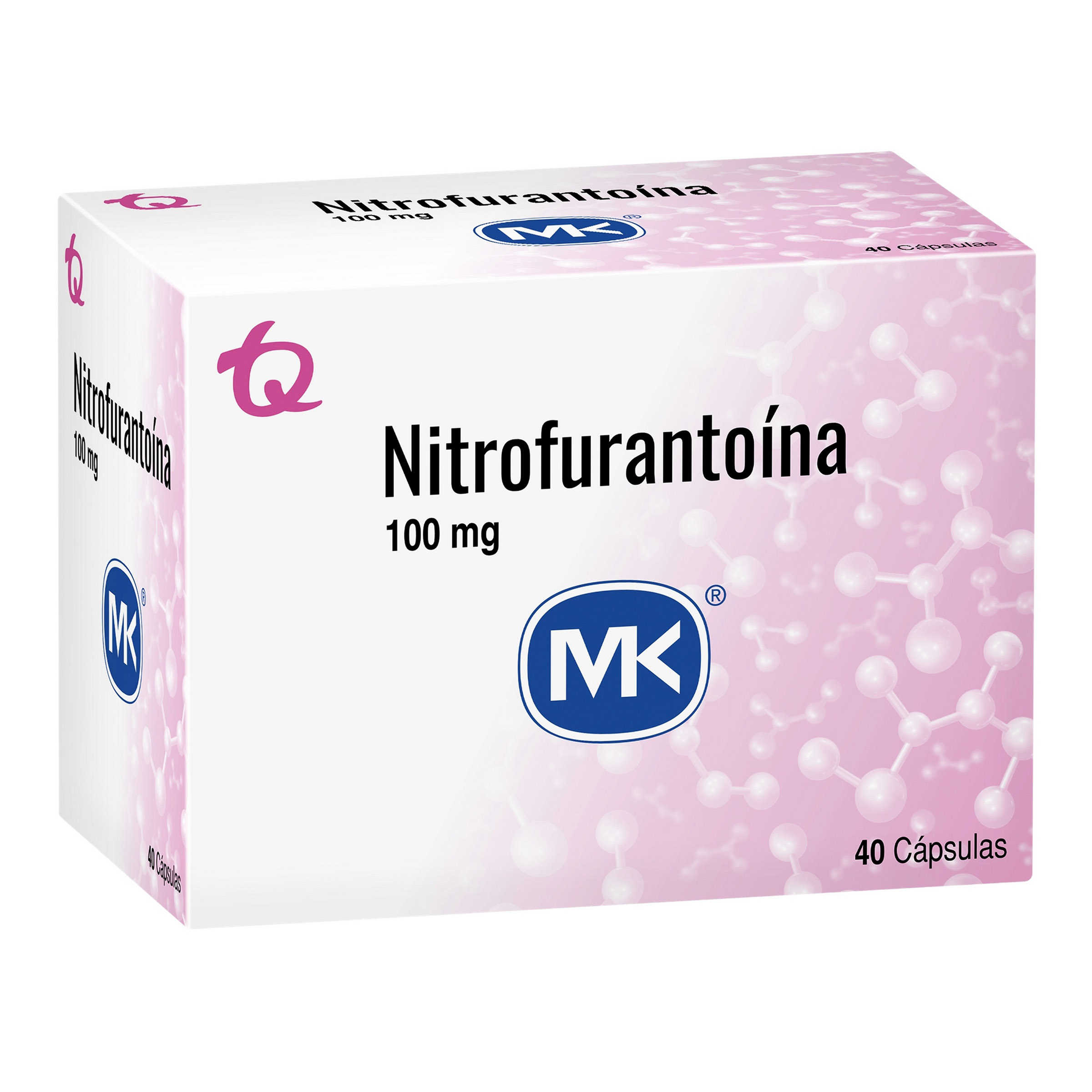 (F) NITROFURANTOINA 100 MG 40 CAPSULAS MK - 10 UNIDADES