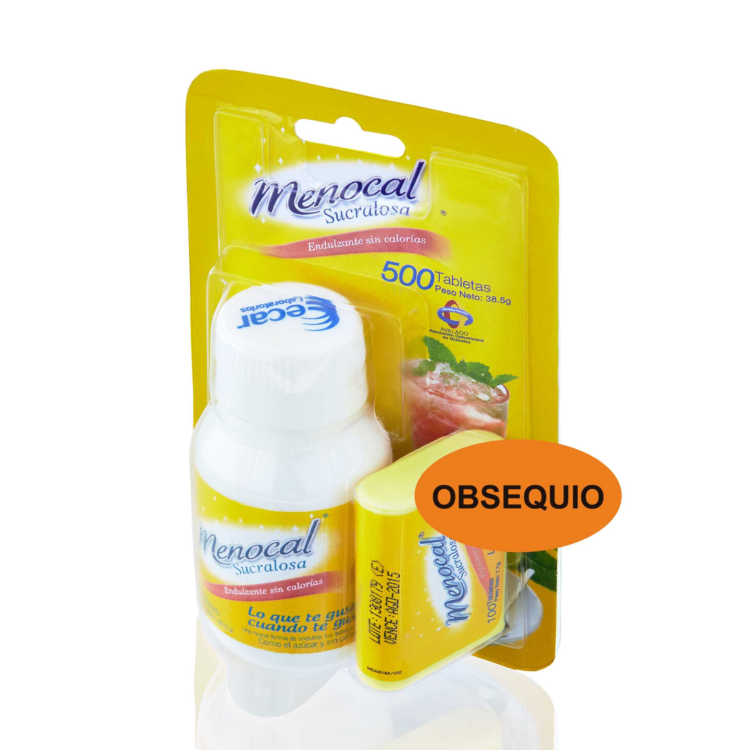 MENOCAL SUCRALOSA 500 TBS GT.DIS.100 TBS