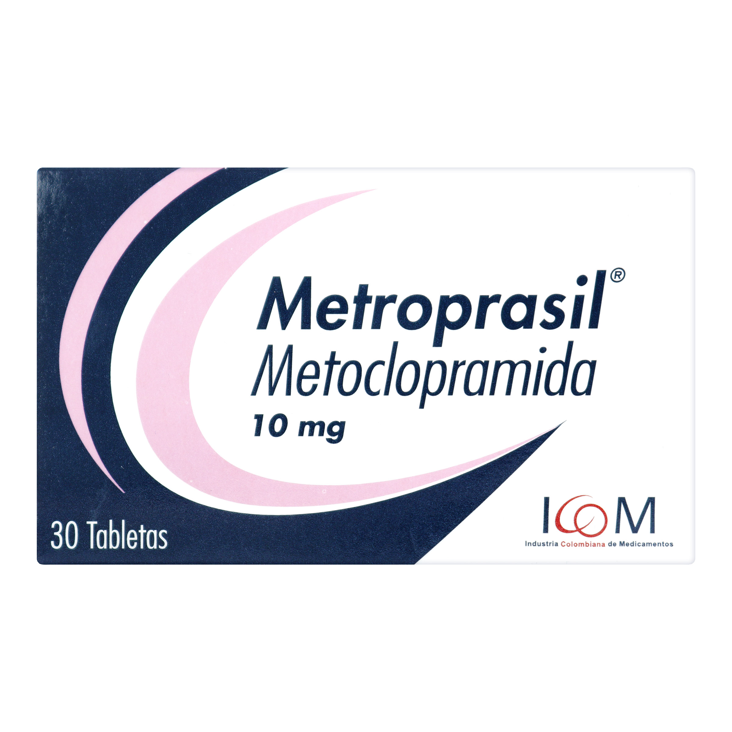 (F) METROPRASIL 10 MG 30 TABLETAS ICOM - (LR) - 2 UNIDADES