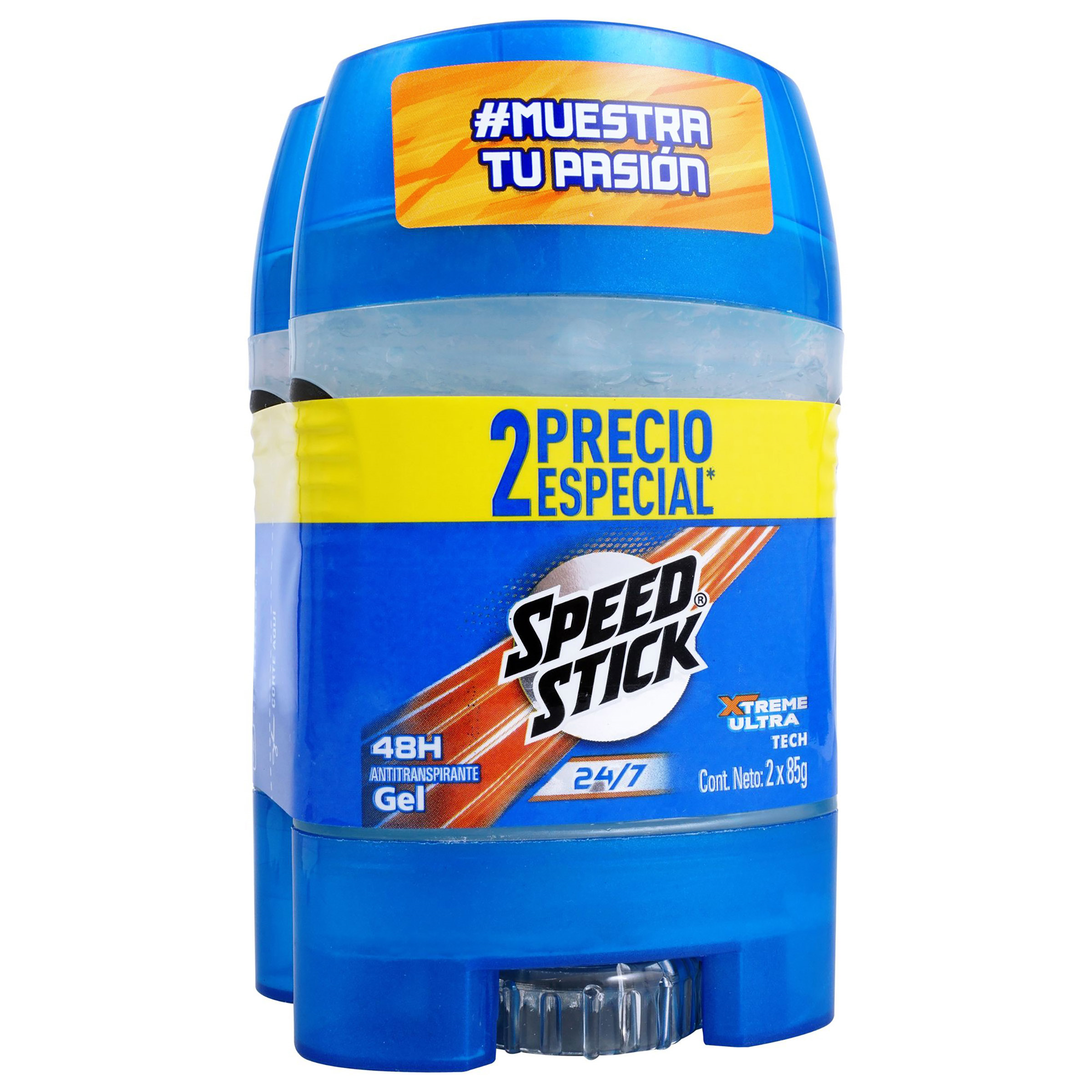 2 DESODORANTE SPEED STICK XTREME GEL 85 GR