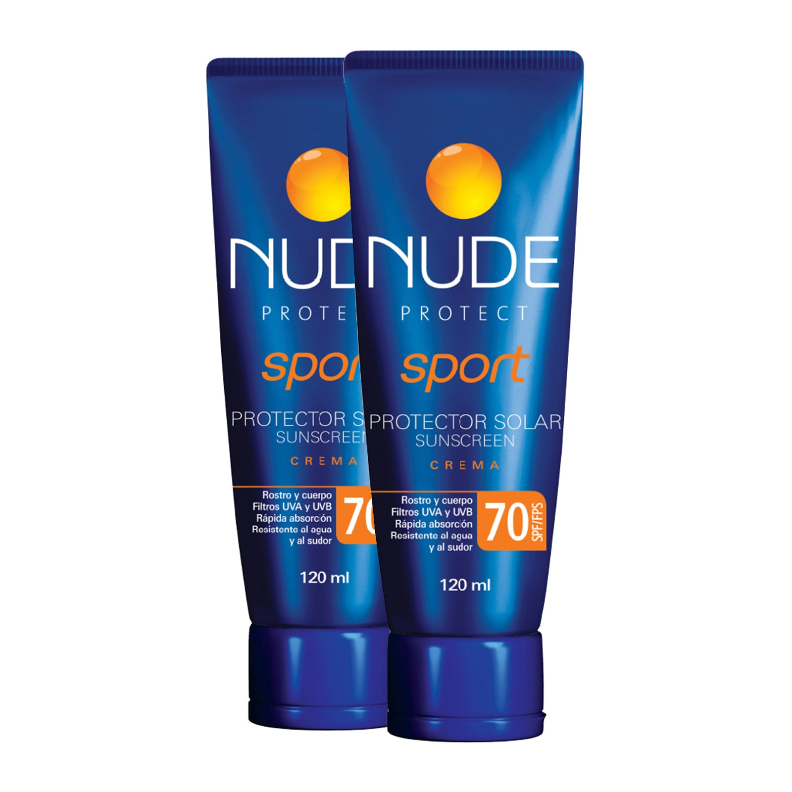 2 BLOQ.NUDE PROTECT SPF 70 SPORT 120 M