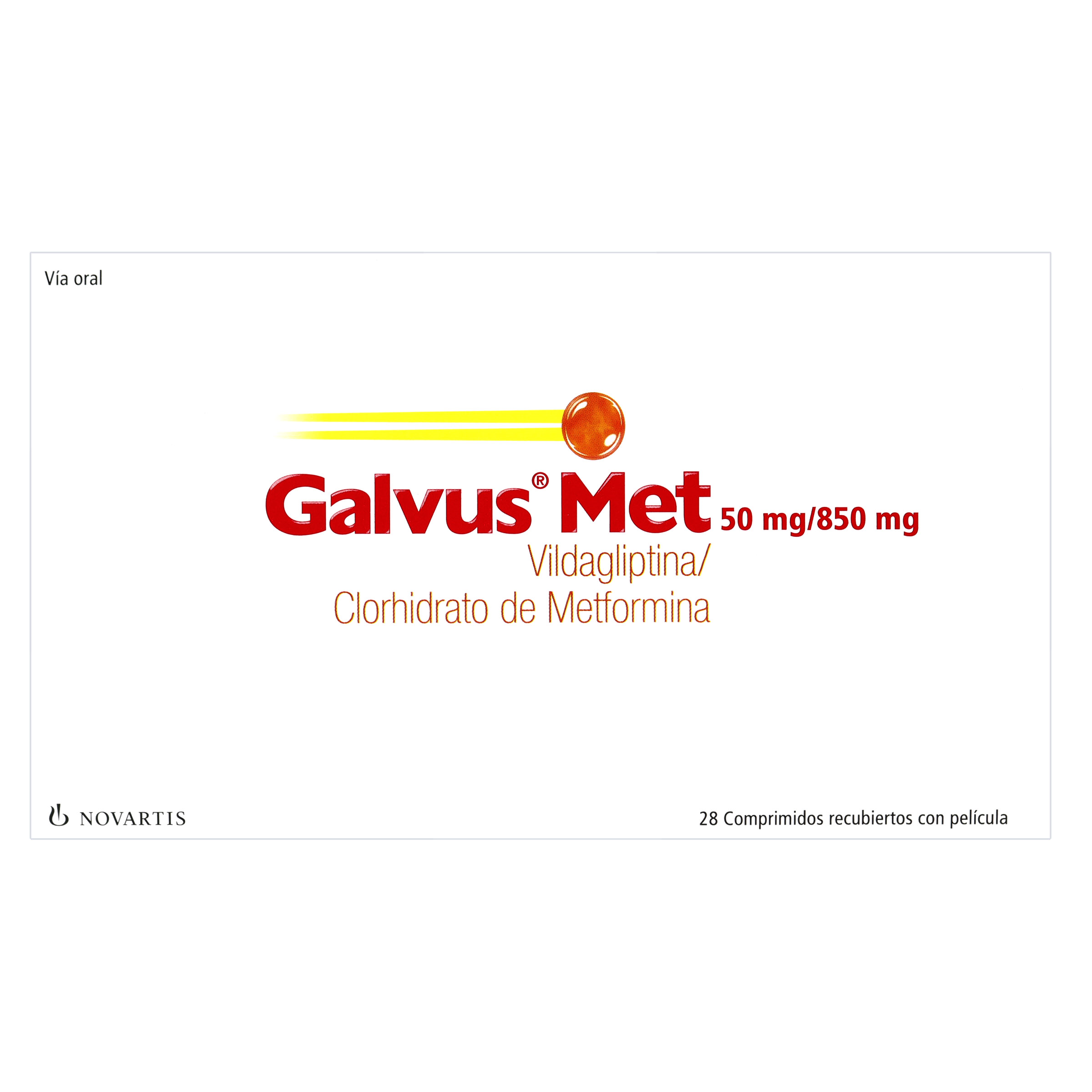 GALVUS MET 50 MG_850 MG 28 COMP