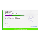 Eutirox 25 mcg levotiroxina sódica 50 tabletas — Merck