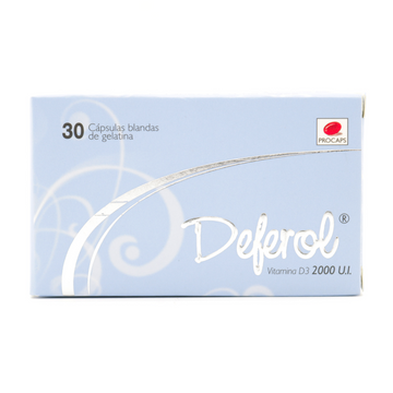 Deferol 2000 UI vitamina D3 30 cápsulas — Procaps