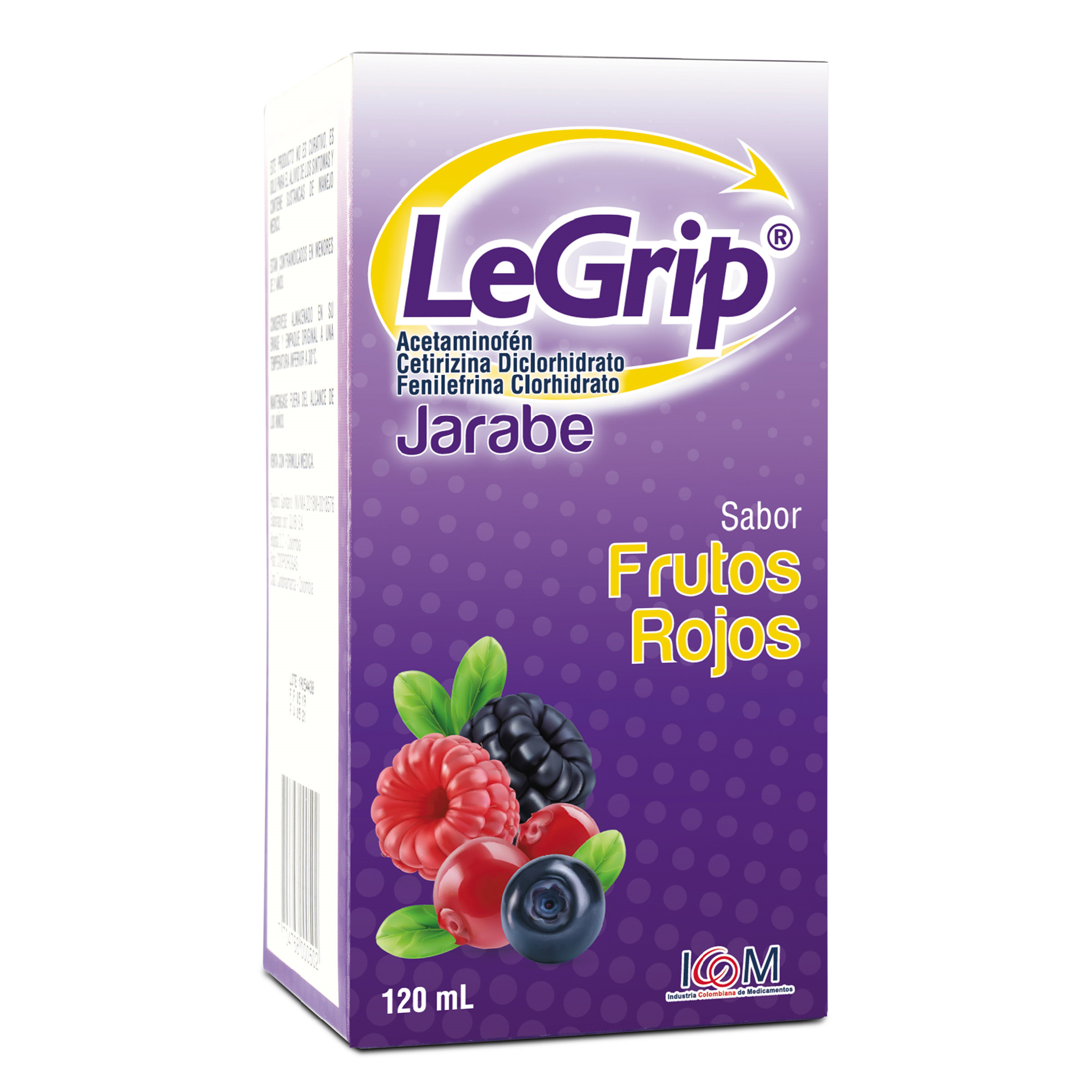 LEGRIP JARABE FRUTOS ROJOS 120 ML - (LR)