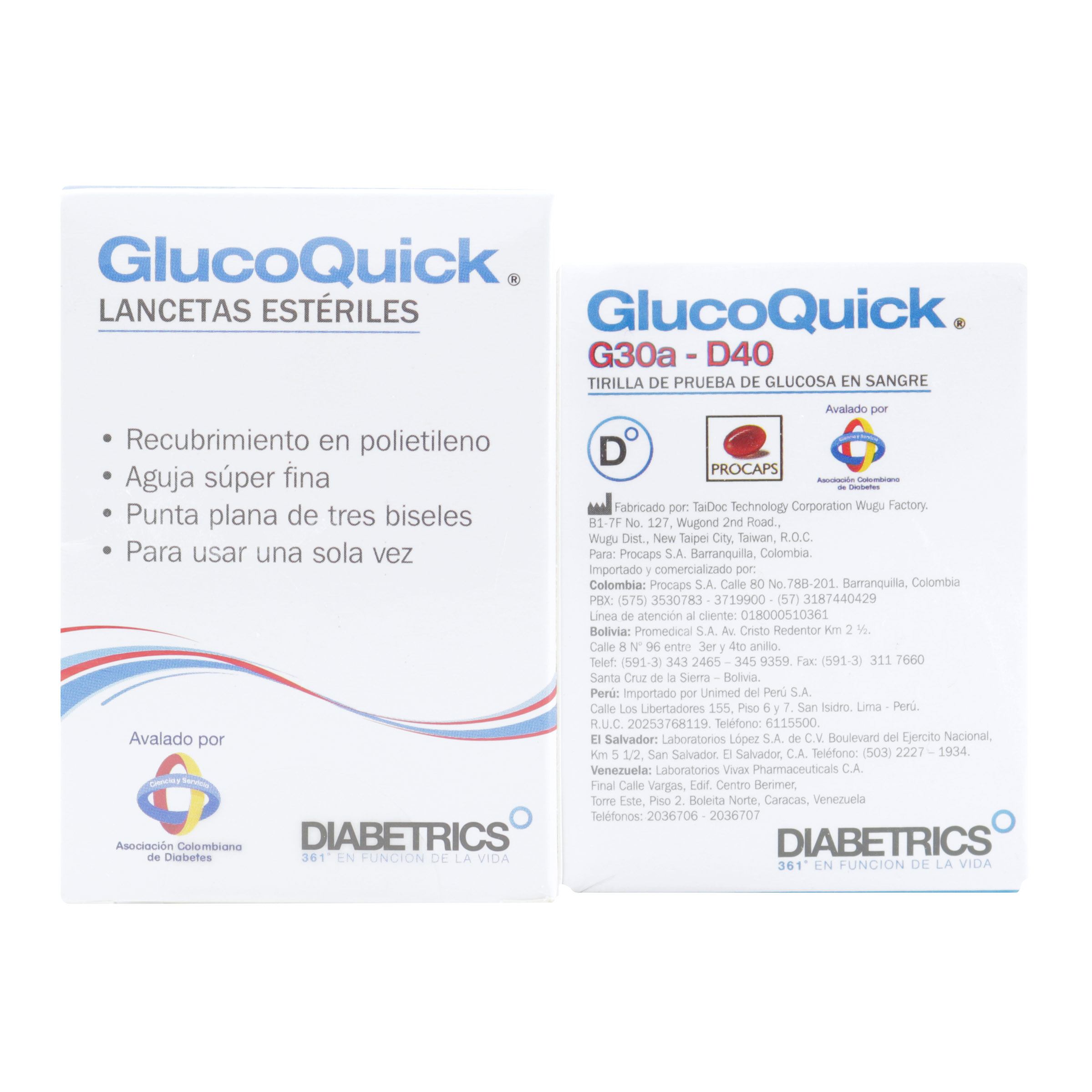 TIRAS REACTIVAS GLUCOQUICK G30A 50 UNIDADES GTS 50 LANCETAS