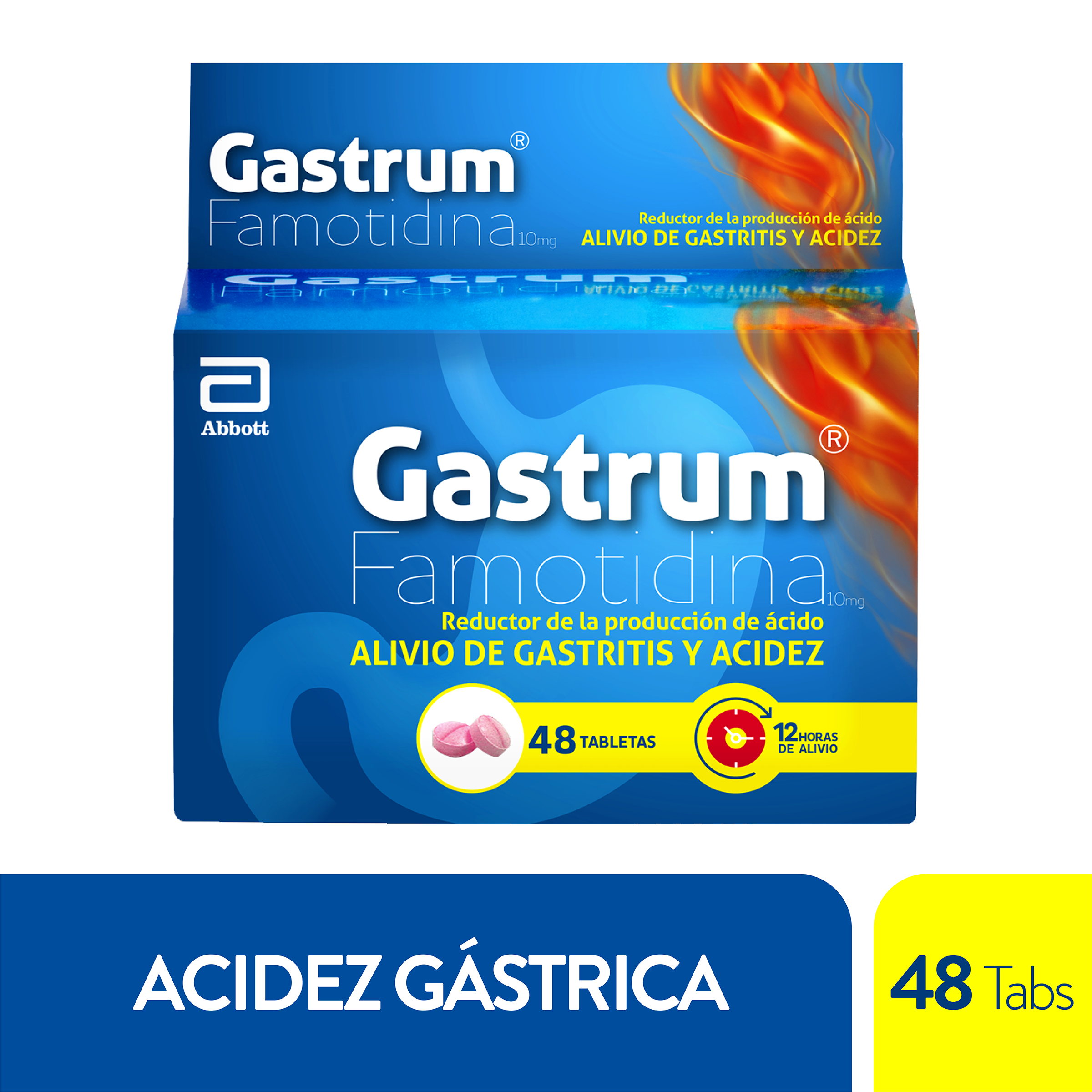 (F) GASTRUM 10 MG 48 TABLETAS - (EXH1) - 2 UNIDADES