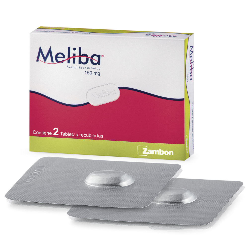 (F) MELIBA 150 MG 2 TABLETAS - 1 UNIDADES