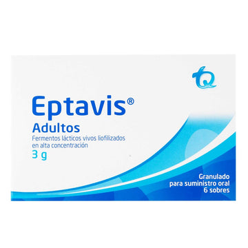 Eptavis Adultos fermentos lácticos 3g caja x 6 sobres — Tecnoquímicas