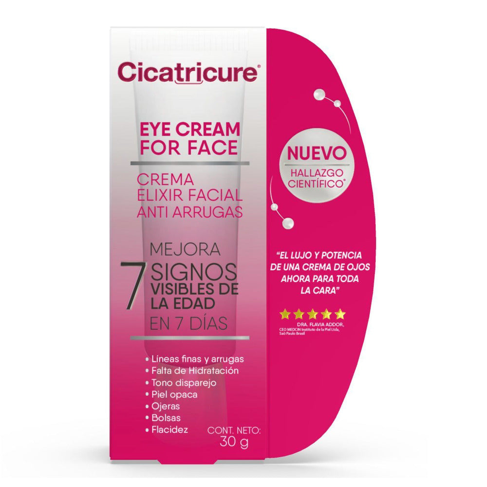 CICATRICURE CREMA ELIXIR FACIAL ANTIARRUGAS EYE CREAM FOR FACE 30 GR