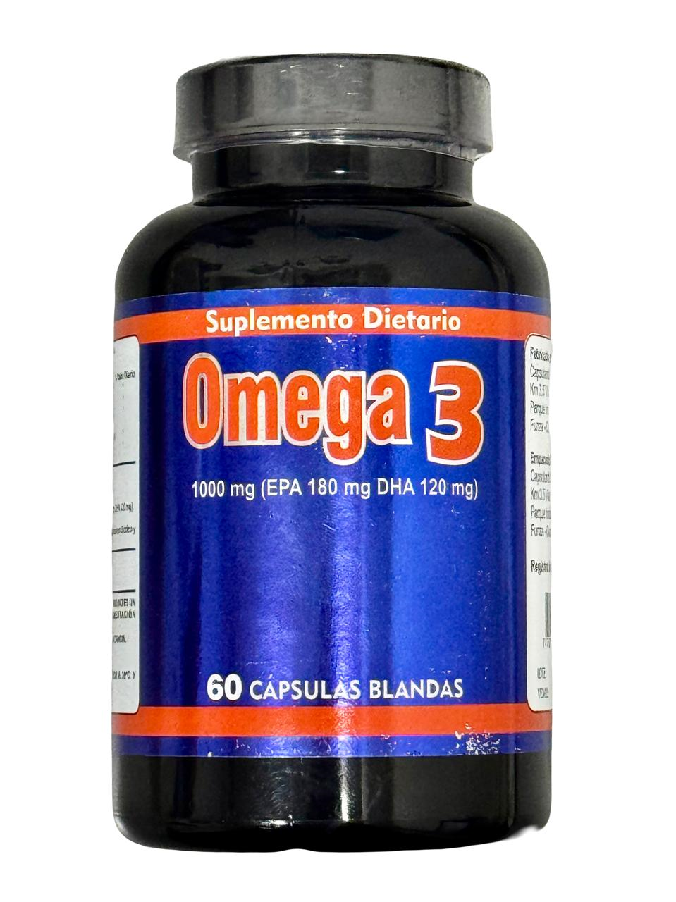 OMEGA 3 1000 MG 60 CAPSULAS