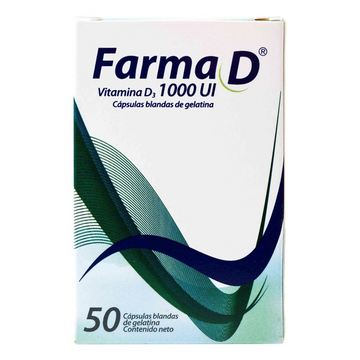 Farma D Vitamina D3 1000 UI 50 cápsulas — Farma de Colombia