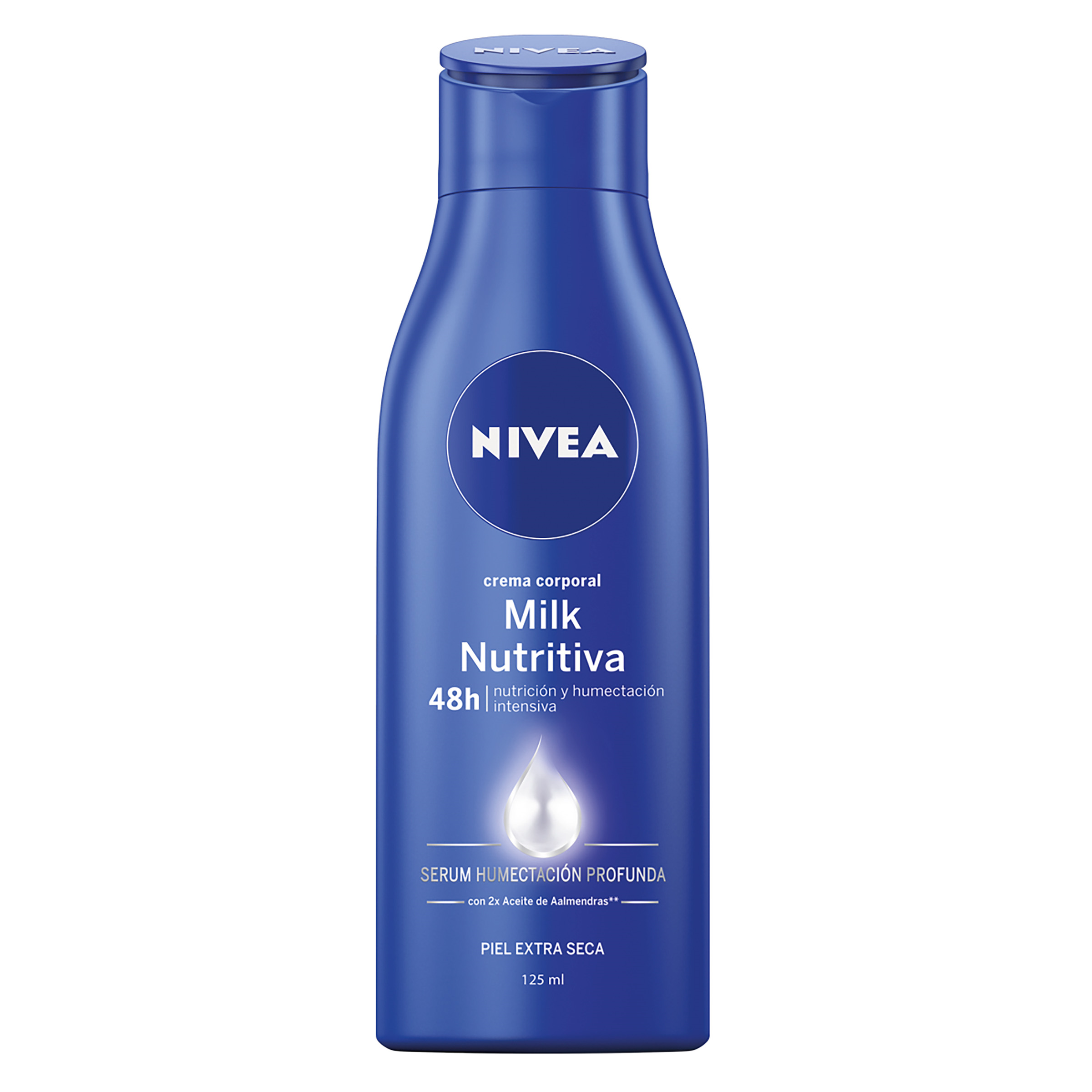 CREMA NIVEA BODY MILK NUTRITIVA ALMENDRAS 125 ML